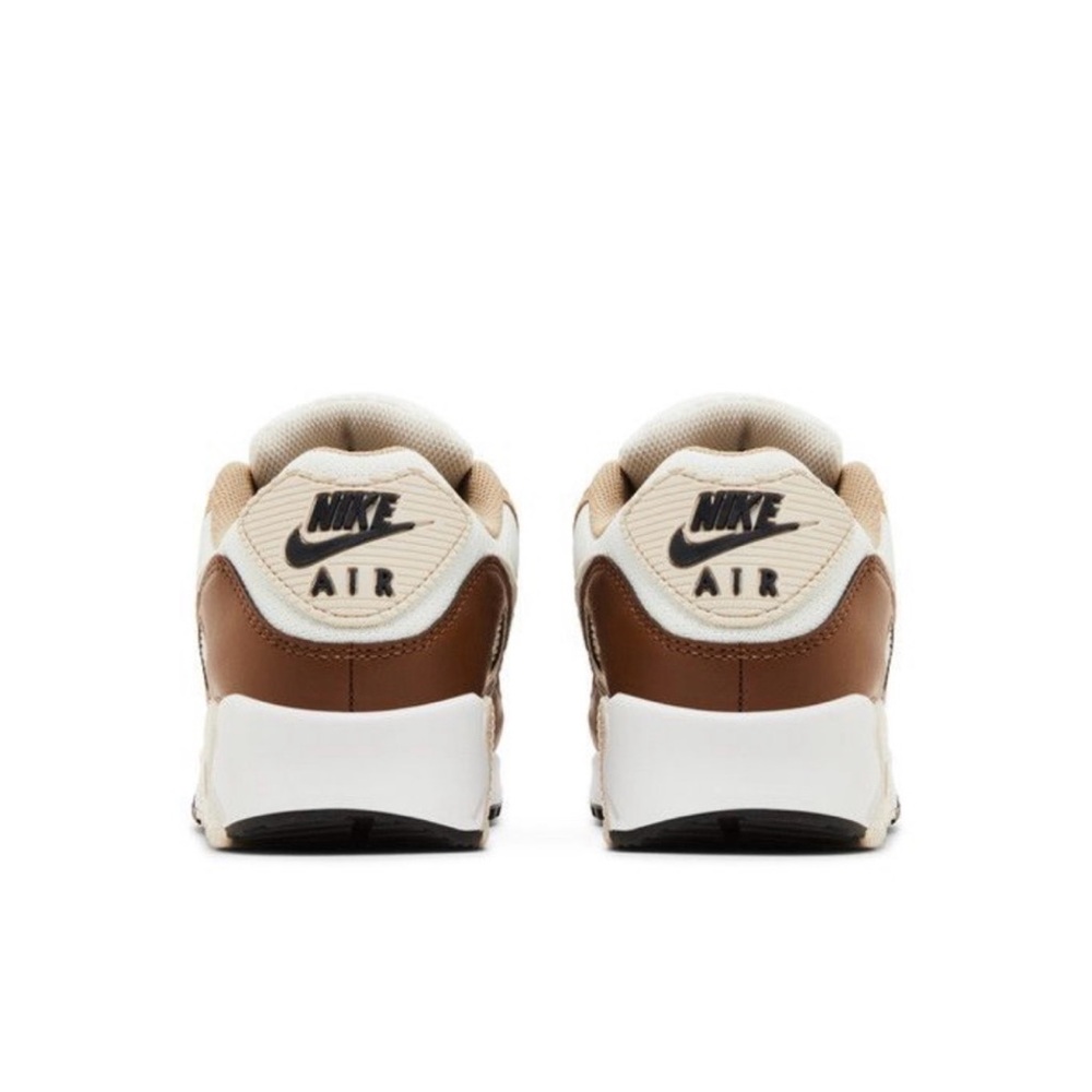 Nike Air Max 90 Khaki and Brown Athletic Shoes - Picture 3 of 10